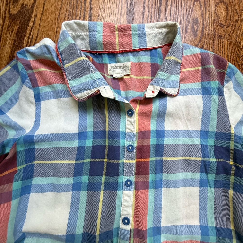 Mini Boden Johnnie B. Plaid Dress 15-16 Years - Picture 2 of 7
